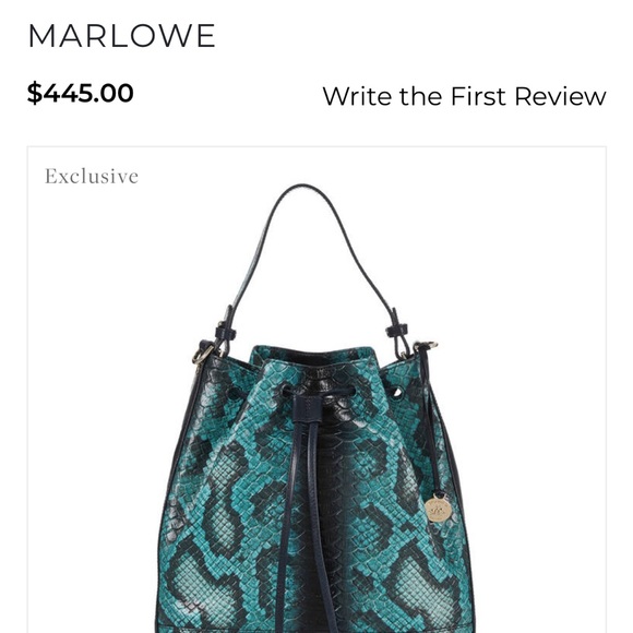 Brahmin Marlow Hydro Melbourne Genuine leather hobo bad - Picture 4 of 4